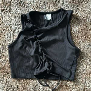 Diagonal Tie Tank Top